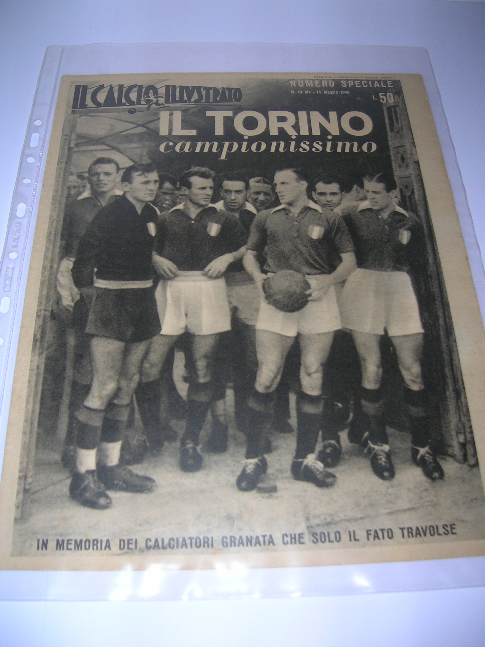 Il Grande Torino 14 maggio 1949